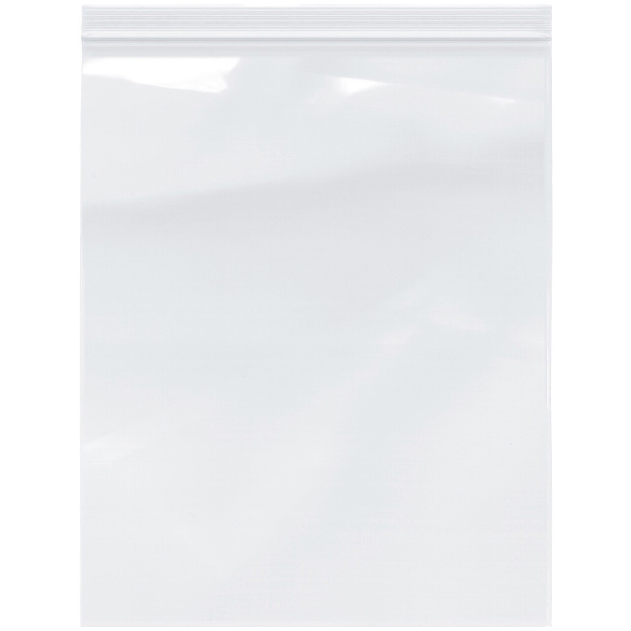 Plymor 12" x 15", 6 Mil Industrial Duty Zipper Reclosable Plastic Bags